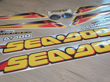 Load image into Gallery viewer, Custom stickers set for Sea-doo Gtx Sc 185 Supercharged -model 2004-2005 Graphics decals kit-Restoration Graphics decals kit
