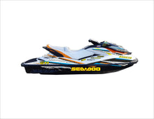 Load image into Gallery viewer, Custom stickers set for Sea-doo Gti 130 model 2010-"Racing stripes dot" Graphic decals kit