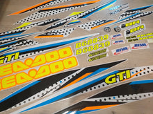 Load image into Gallery viewer, Custom stickers set for Sea-doo Gti 130 model 2010-"Racing stripes dot" Graphic decals kit