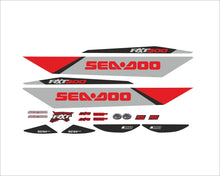 Load image into Gallery viewer, Custom stickers set for Sea-doo Rxt 300 rs  Black Red-model 2016-2018 Graphics decals kit-Restoration Graphics decals kit