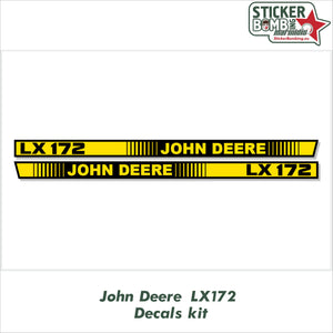 John Deere LX172 Decals Kit