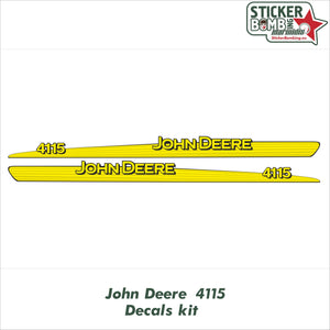 John Deere 4115 Decals Kit