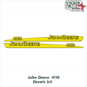 John Deere 4110 Decals Kit