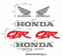 Load image into Gallery viewer, Stickers Set "Honda CBR (1992-1993)" (Replica Graphics)