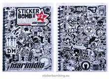 Load image into Gallery viewer, Sticker Bombing Album #2 &quot;Black &amp; White Edition&quot;