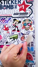 Load image into Gallery viewer, Sticker Bombing Album #1 - Sticker Bombing Pack #1 - Sticker Book #1