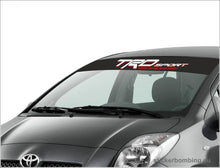 Load image into Gallery viewer, Windshield Banner Decal Toyota TRD Sport