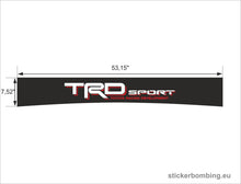 Load image into Gallery viewer, Windshield Banner Decal Toyota TRD Sport