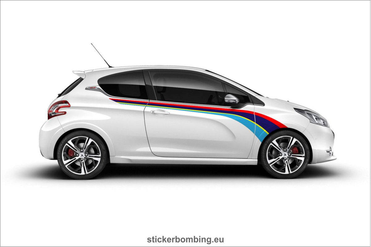 Stickers set for Peugeot 208 GTI RALLY –