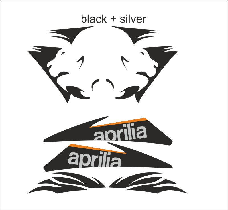 Aufkleber Satz Sticker Set Moto GP Aprilia SR 50 RS 125 Roller