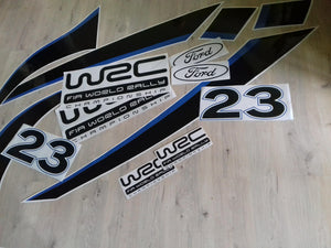 Graphic decals set ford - "Ford Focus RS WRC Edition"