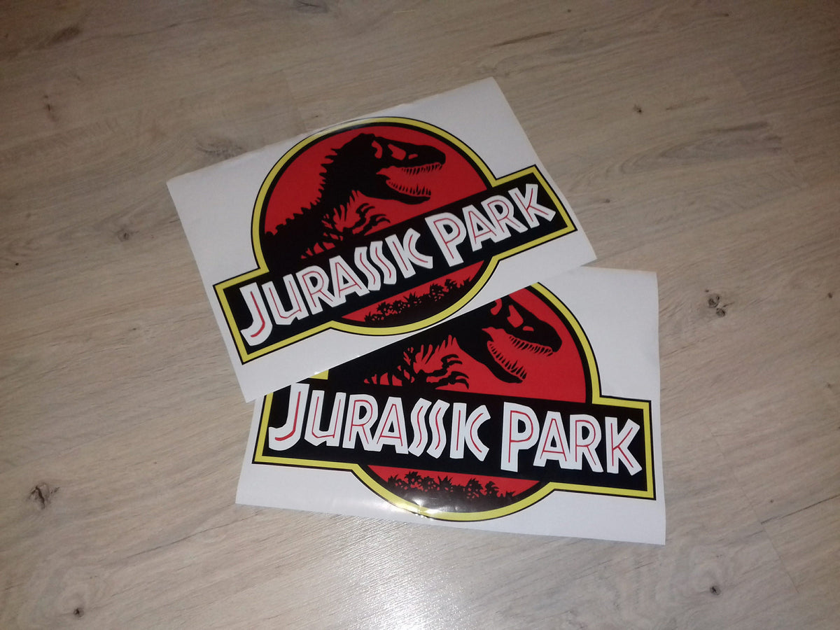 Jeep Wrangler Jurassic Park Door Set Decal StickerBombing.eu