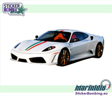 Load image into Gallery viewer, Ferrari F430 Challenge Stradale — Tri-Color Stripe Decal Kit