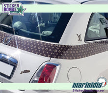 Load image into Gallery viewer, Fiat 500 Louis Vuitton Inspired Graphics Decal Kit, 8-Piece