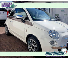 Load image into Gallery viewer, Fiat 500 Louis Vuitton Inspired Graphics Decal Kit, 8-Piece
