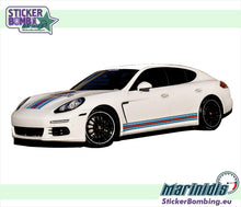 Load image into Gallery viewer, Porsche Panamera Martini Rally Graphics Kit