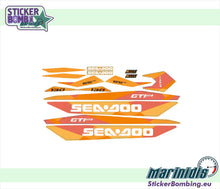 Load image into Gallery viewer, Sea-doo GTI 130 Orange White Black model 2015-2016 Decals Kit