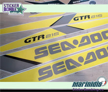 Load image into Gallery viewer, Sea-doo GTR 215 Yellow Grey model 2015 Decals Kit