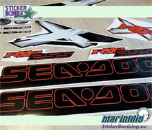Load image into Gallery viewer, Sea-Doo RXP-X 255 Black-Red model 2008 Decals Kit