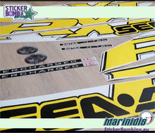 Load image into Gallery viewer, Sea-Doo RXT 215 Yellow model 2008-2009 Decals Kit