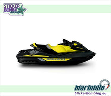 Load image into Gallery viewer, Sea-doo RXT 260 Black Yellow model 2015-2016 Decals Kit
