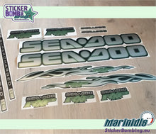 Load image into Gallery viewer, Sea-doo RXP 215 Supercharged Green model 2004-2007 Decals Kit