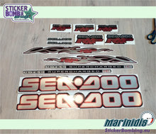 Load image into Gallery viewer, Sea-Doo RXP 215 Supercharged Silver-Red model 2006 Decals Kit