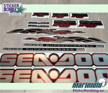 Load image into Gallery viewer, Sea-Doo RXP 215 Supercharged Silver-Red model 2006 Decals Kit
