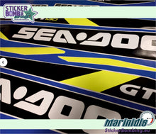 Load image into Gallery viewer, Sea-doo GTI 130 Fluo Yellow model 2015-2016 Decals Kit
