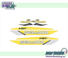 Load image into Gallery viewer, Sea-doo RXT 260 Black Yellow model 2015-2016 Decals Kit