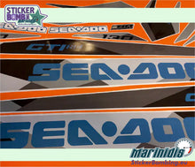 Load image into Gallery viewer, Sea-doo GTI 130 Black Blue model 2015 Decals Kit