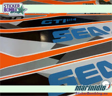 Load image into Gallery viewer, Sea-doo GTI 130 Black Blue model 2015 Decals Kit