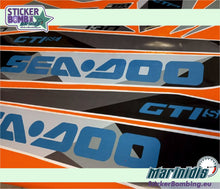 Load image into Gallery viewer, Sea-doo GTI 130 Black Blue model 2015 Decals Kit