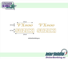 Load image into Gallery viewer, Stickers Set for moto suzuki "Suzuki VX800" (Replica Graphics ) Decals set