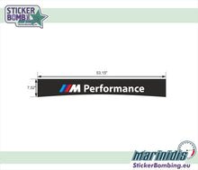 Load image into Gallery viewer, Universal Windshield Banner Decal Bmw M Performance