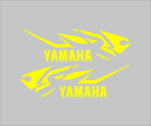 Stickers set YAMAHA YZF R6 2005 (Full decals set Yamaha Yzf R6) (Replica Graphics)Fluo Yellow
