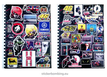 Load image into Gallery viewer, Sticker Bombing Album #5 - Sticker Bombing Pack #5- Sticker Book #5 &quot;Moto GP Edition&quot;