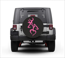 Load image into Gallery viewer, Premium quality-Full Ecological Leather-Tire Cover Deer Love