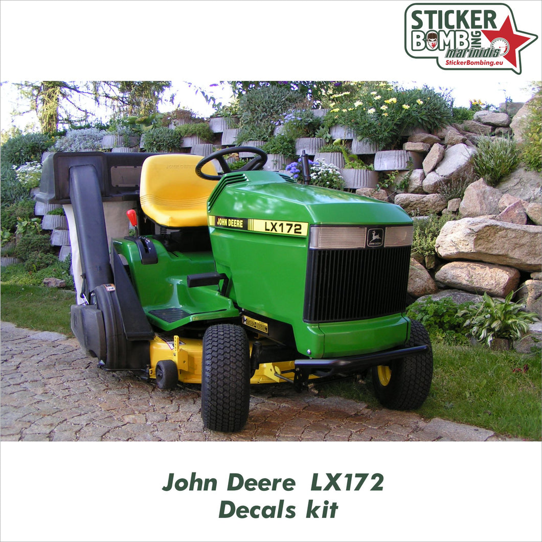 John Deere LX172 Decals Kit