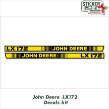 Load image into Gallery viewer, John Deere LX172 Decals Kit