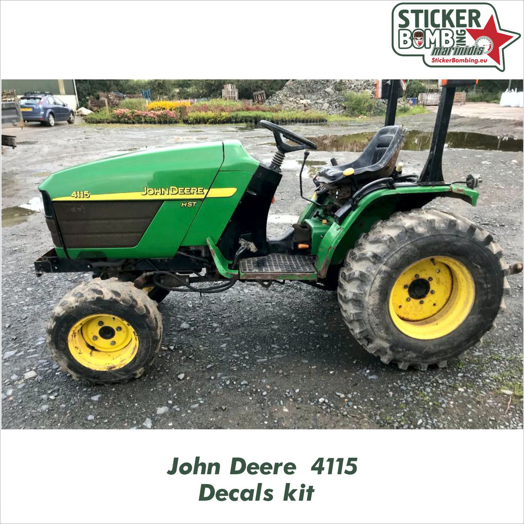 John Deere 4115 Decals Kit