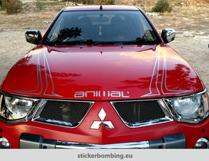 Stickers Set" Mitsubishi Animal"