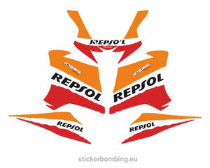 Stickers set for moto: Honda CBR 1000 RR Repsol (2006-2007)Replica Graphics