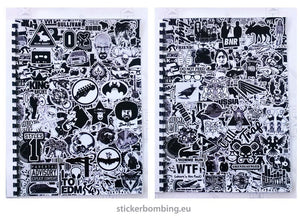 Sticker Bombing Album #2 "Black & White Edition"