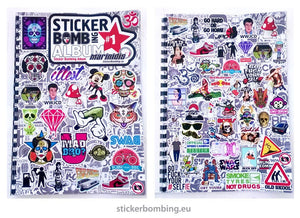 Sticker Bombing Album #1 - Sticker Bombing Pack #1 - Sticker Book #1