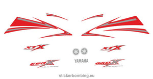 Yamaha xt 660x stickers set (Full decals set)