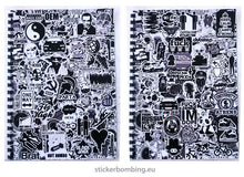 Load image into Gallery viewer, Sticker Bombing Album #2 &quot;Black &amp; White Edition&quot;