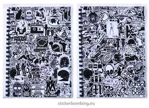 Sticker Bombing Album #2 "Black & White Edition"