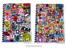 Load image into Gallery viewer, Sticker Bombing Album #4 &quot;Jdm Edition&quot; - Stickers Pack #4 - Sticker Book #4