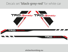 Load image into Gallery viewer, Toyota hilux decals - &quot;TRD Sportivo&quot; (1997-2017) Stickers set (Long version)
